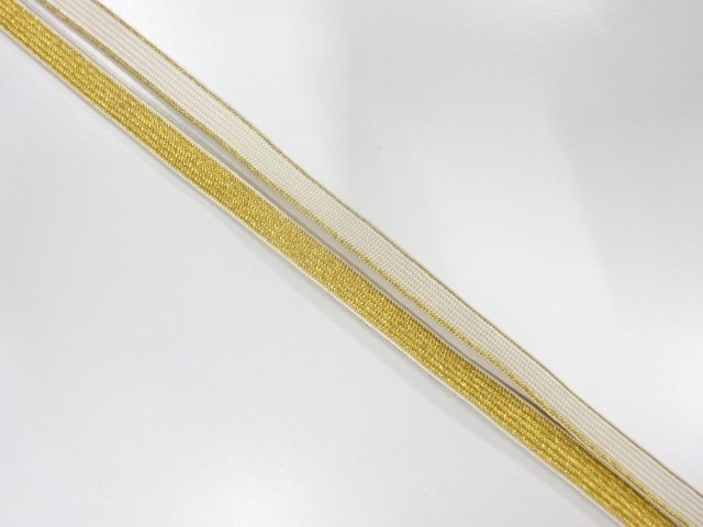未使用品　正絹　帯留め用　手組三分紐